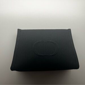 Black Canvas Dior makeup bag